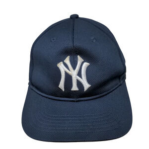 OC Sports Team MLB Boy's Strapback Hat Blue New York Yankees Embroidered Logo